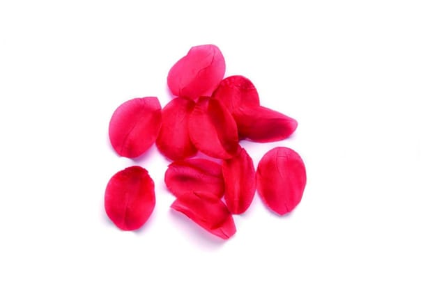 Glorex Rosenblütenblätter rot, 100 Stück Deko-Accessoires