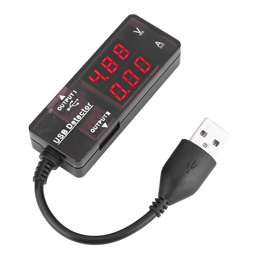 Yb26va Dual-display-usb-detektor Voltmeter Amperemeter Spannungs- Und Strommesser Batteriekapazitätstester (einfarbig)
