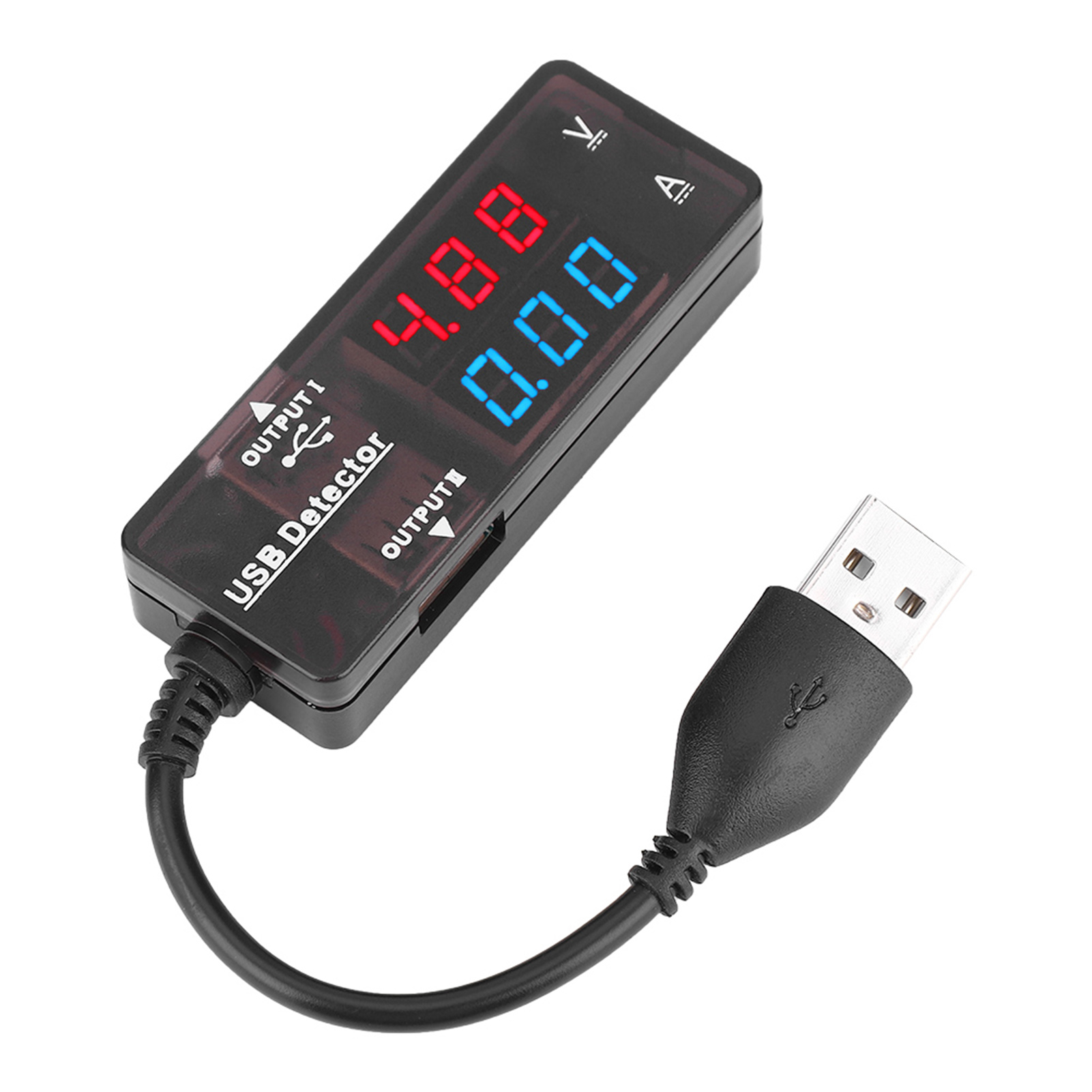 Yb26va Dual-display Usb-detektor Voltmeter Amperemeter Spannungs- Und Strommesser Batteriekapazitätstester Zweifarbig