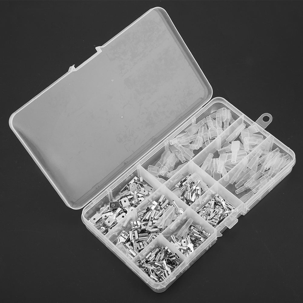 270-teiliges Set Mit Kabelverbindern (männlich Und Weiblich) Für 2,8 Mm / 4,8 Mm / 6,3 Mm