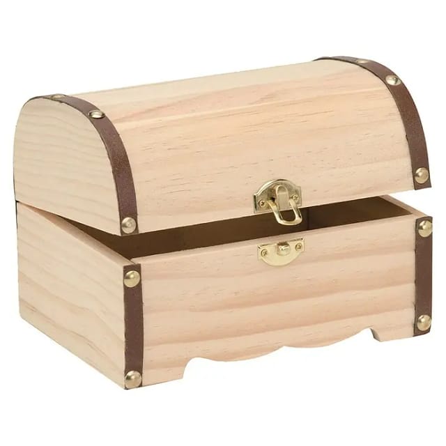 Glorex Schatztruhe 18 x 13 x 12,5 cm Bastelmaterial