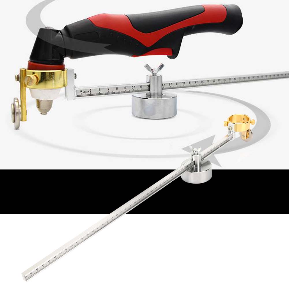 Verstellbarer Schneidbrenner-kreiszirkel, Schneidrolle, Magnetisches Führungsrad Für P80