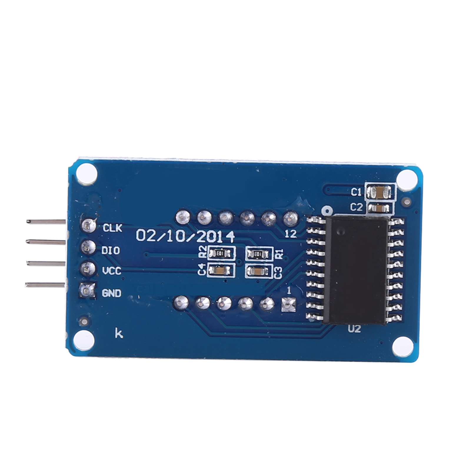 Digitales Led-display Mit Rotem Licht, 4-stellig, 7-segment-anzeige, Einstellbare Helligkeit