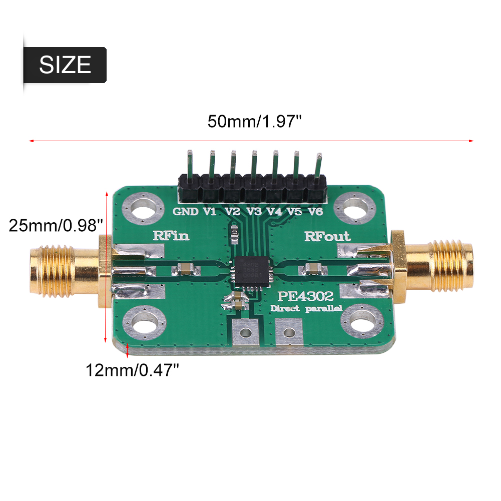 1 Stück Pe4302 Numerischer Steuerungsdämpfer Parallel-sofortmodus 1 Mhz 4 Ghz