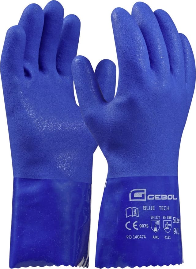 Gebol - Handschuh Blue Tech Größe:10 Arbeitshandschuh Schutzhandschuh Handschuhe