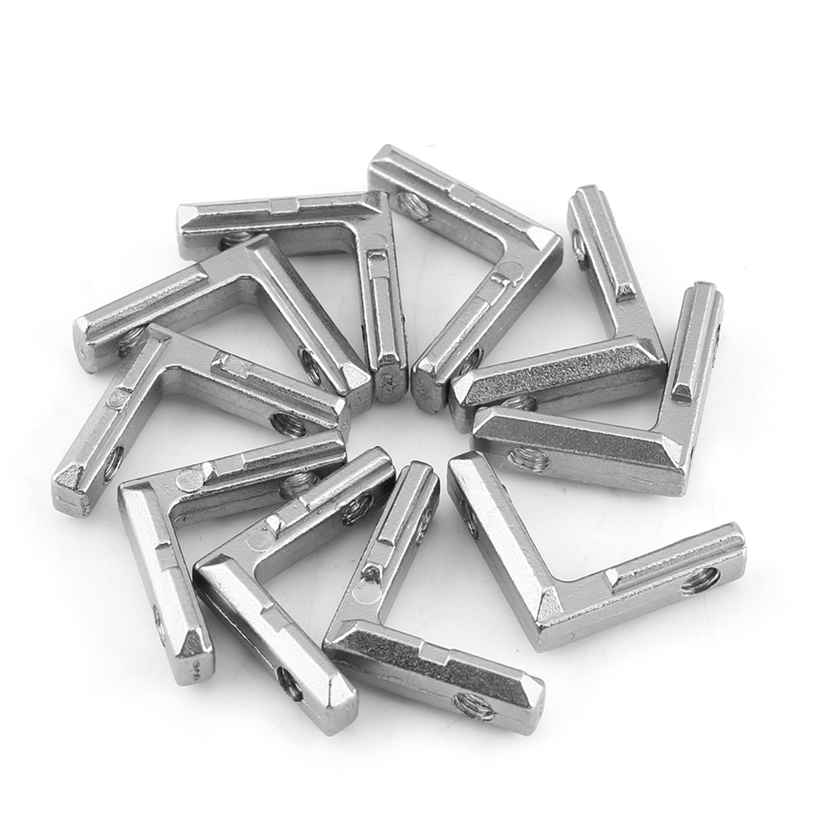 L-förmiges Aluminiumprofil-inneneckverbindergelenk Kohlenstoffstahlwinkel (eu-2020)