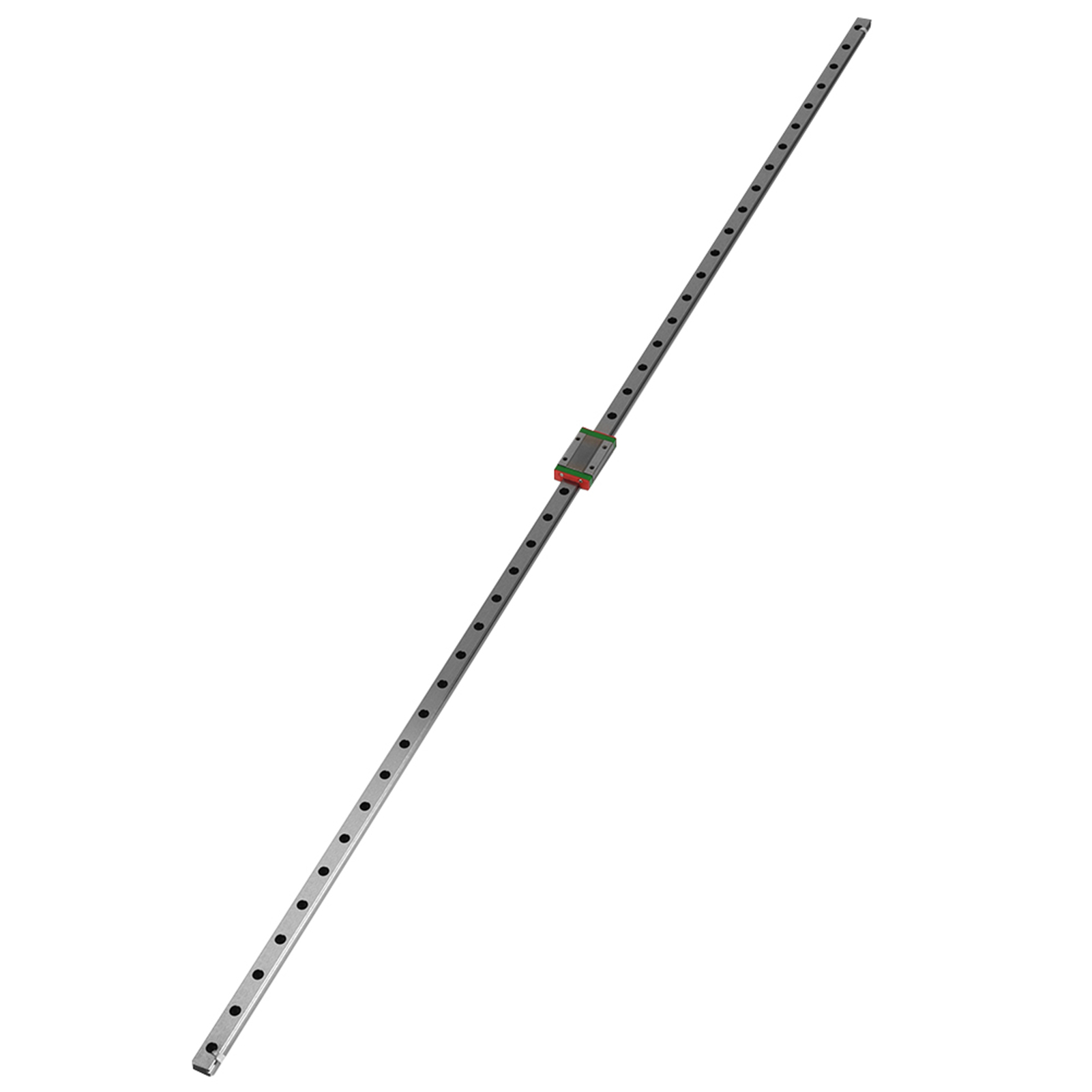 Linearführungsschiene Aus Stahl Mgn12h, 1000 Mm Länge, 27 Mm Breite, Gleitblock