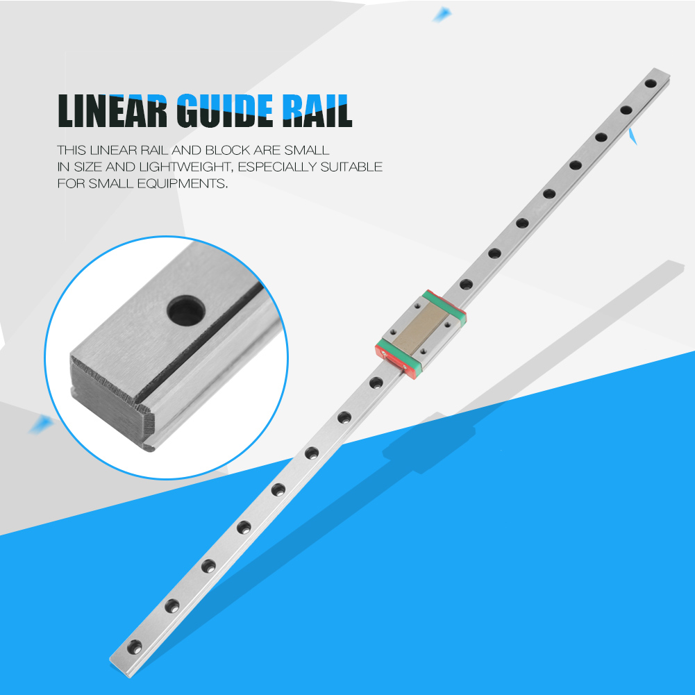 1 Stück Mgn12h Miniatur-linearführung, 450 Mm Länge, 12 Mm Breite, Gleitblock