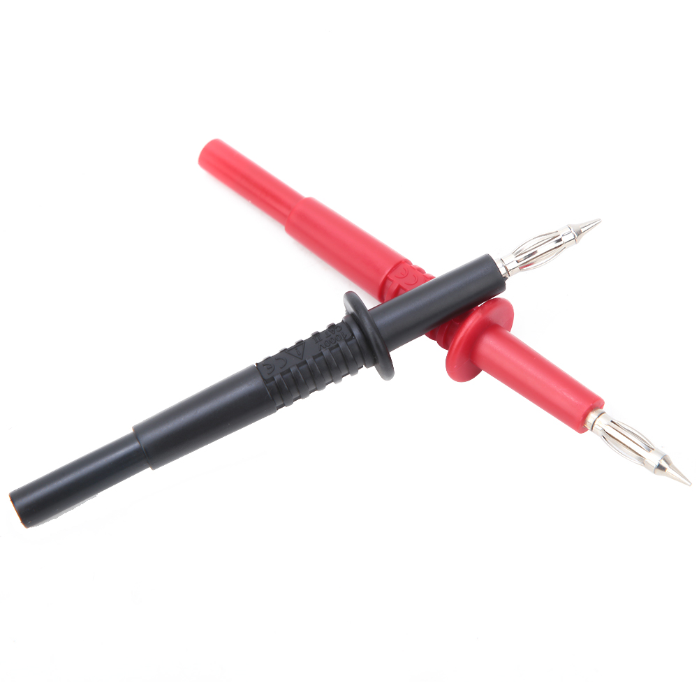 2 Stück P5011 4mm Bananenstecker-prüfspitzen, Bananenstecker-prüfleitungen Für Multimeter
