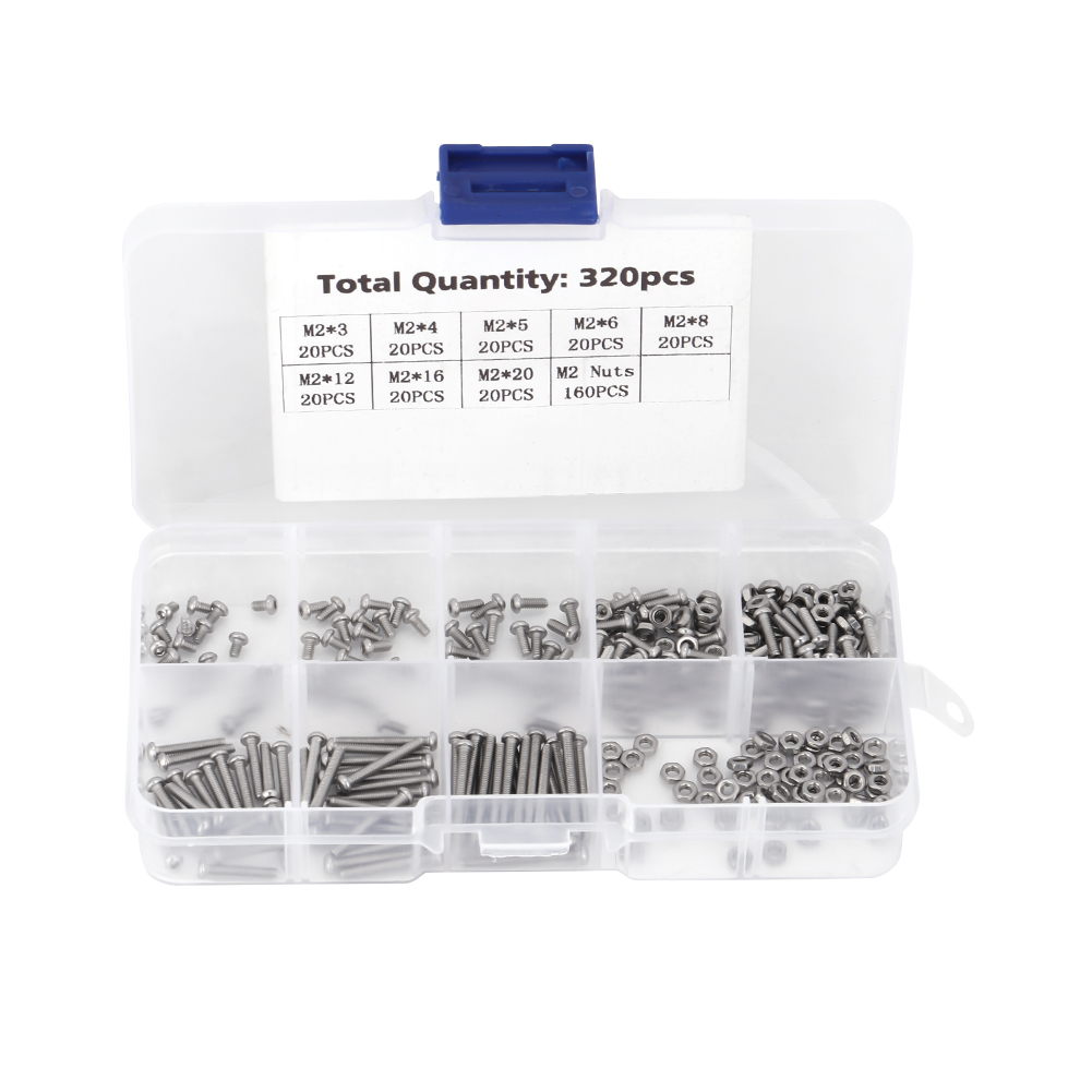 320-teiliges Set M2-maschinenschrauben Für Laptop/festplatte/tastatur/handy/pc