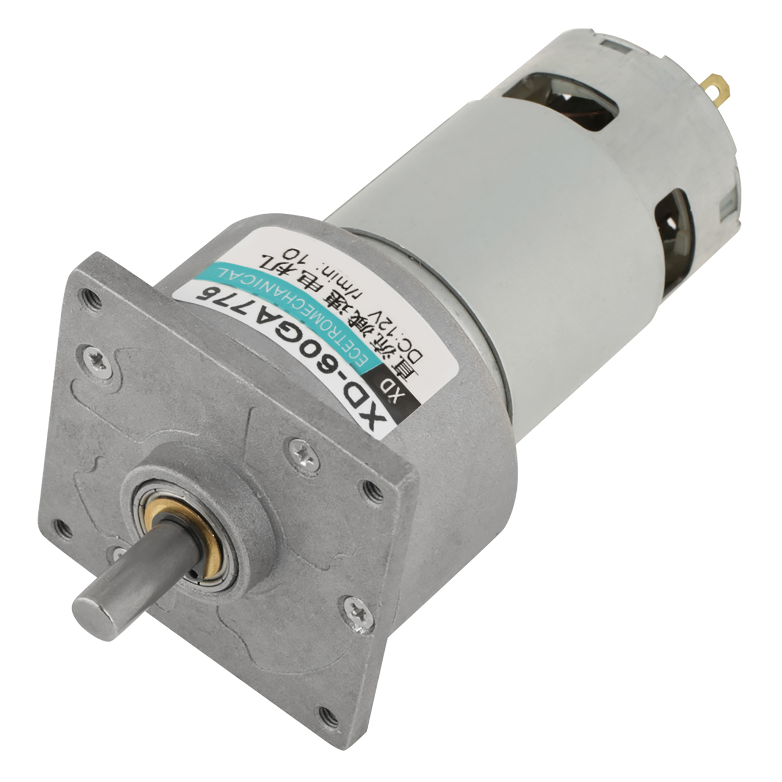 35w Mikro-gleichstrom-metallgetriebemotor, Drehzahl Einstellbar, Cw/ccw ( 12v 10rpm)