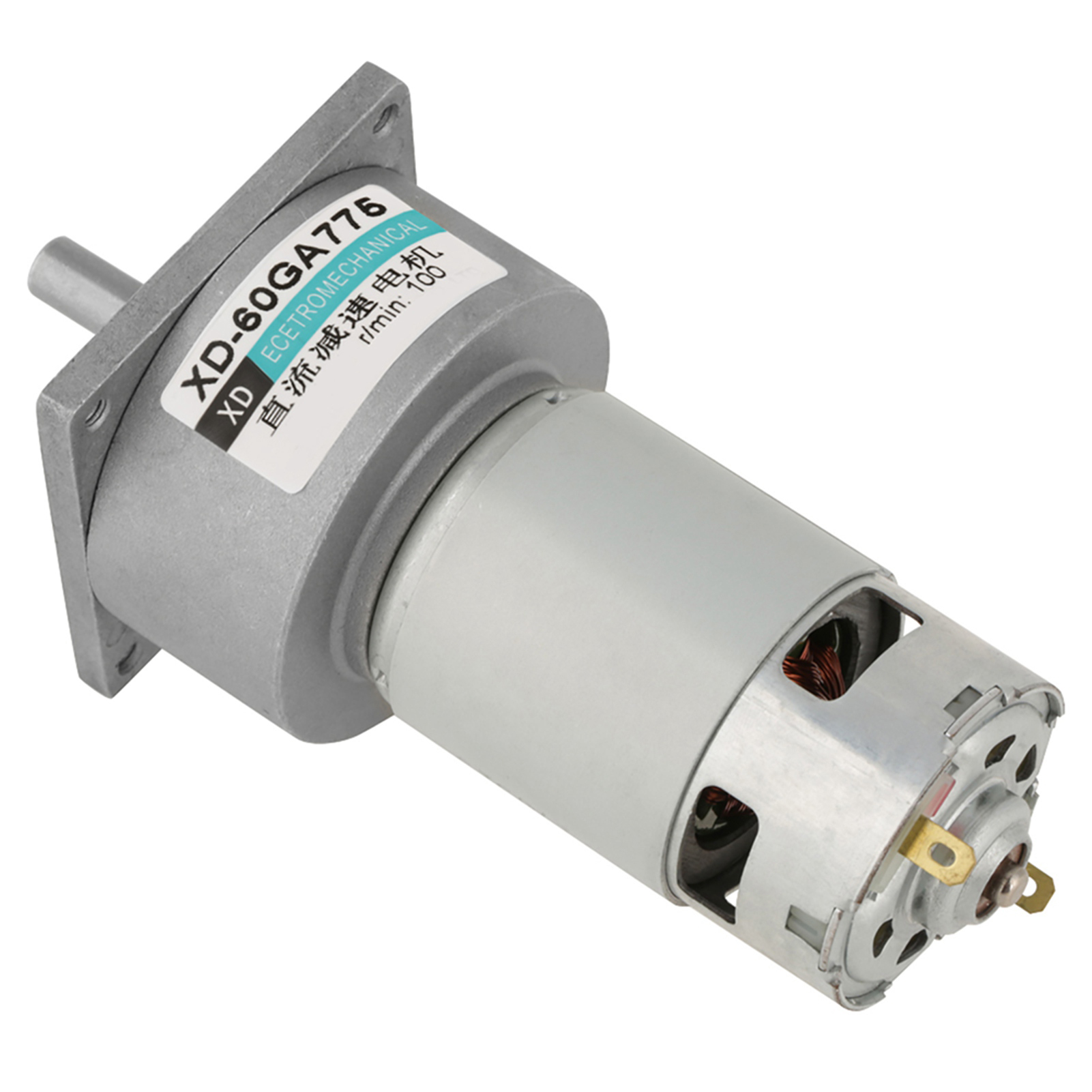 35w Mikro-gleichstrom-metallgetriebemotor, Drehzahl Einstellbar, Cw/ccw ( 12v 100rpm)