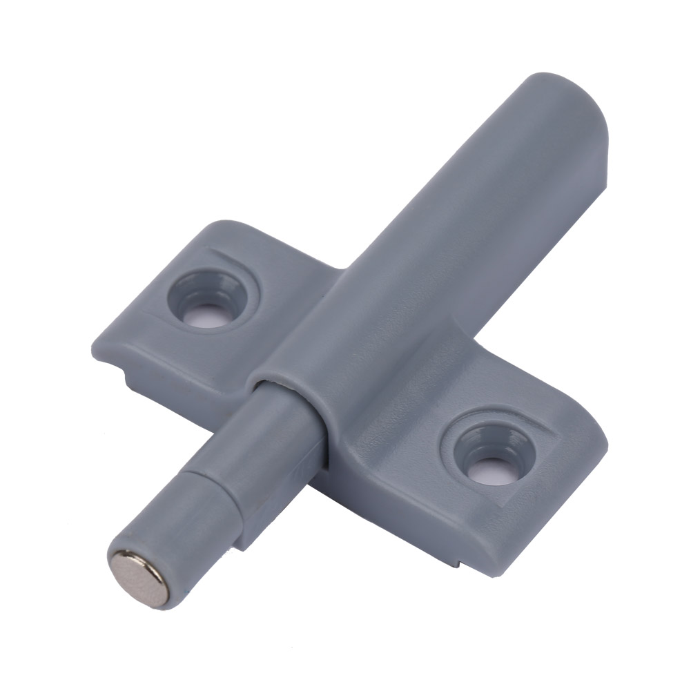 10 Stück Magnetische Schranktürverschlüsse, Pufferfreier Griff, Schubladenrückpralldämpfer (klein)