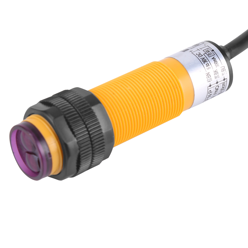 E18-b03p1 5-30cm Dc 3-draht 6-36v Pnp Ir-lichtschrankenschalter