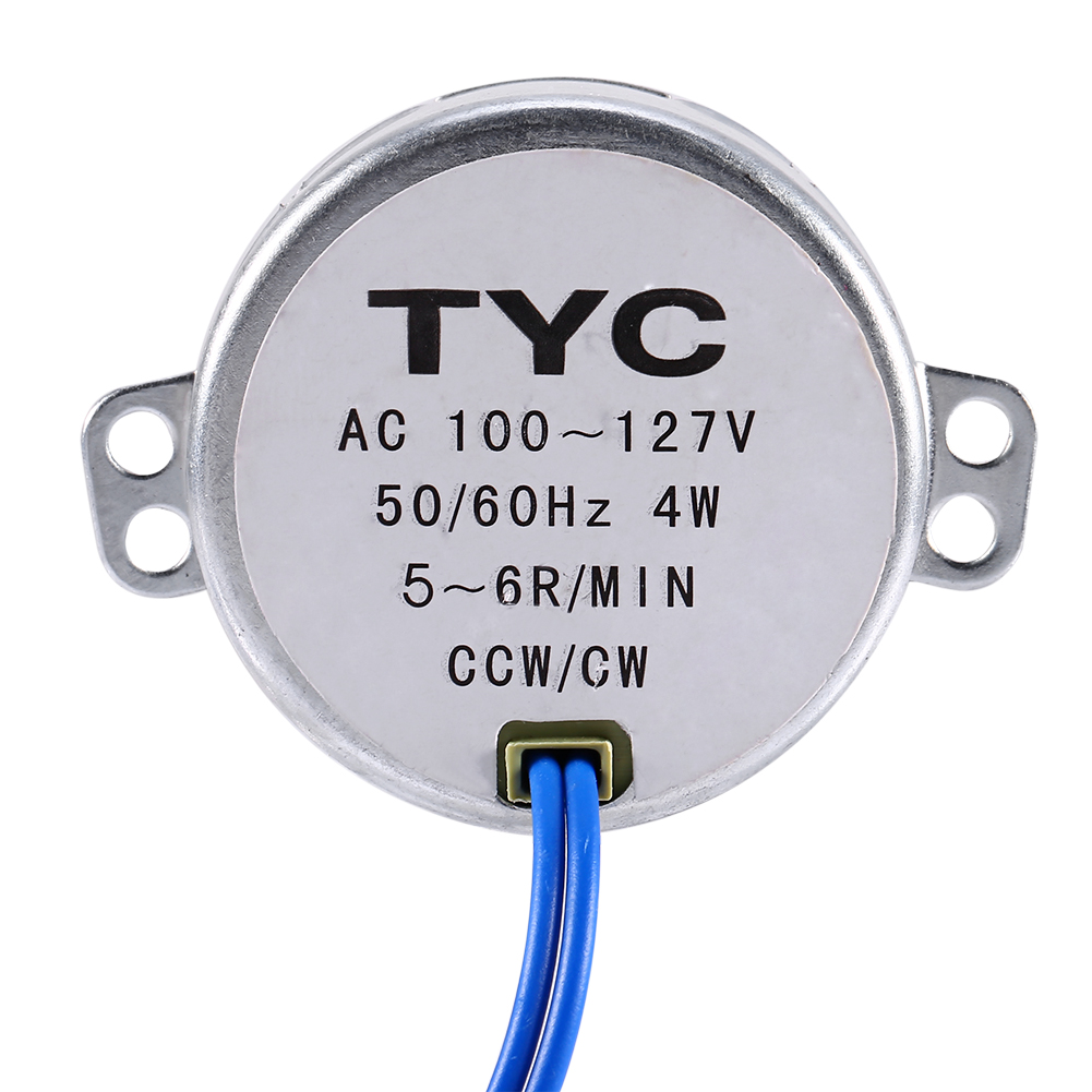 Synchronmotor Mit Hoher Torsion, 50/60 Hz, Wechselstrom 100–127 V, 5–6 U/min, Gegen Den Uhrzeigersinn/im Uhrzeigersinn, 4 W