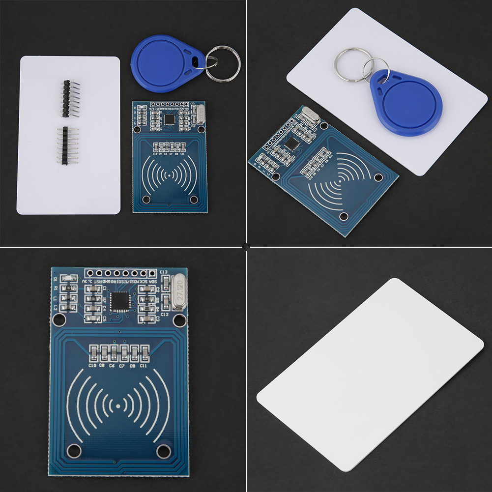 5-teiliges Set Rfid-ic-kartensensormodul, S50-rohlingkarte Und Schlüsselanhänger