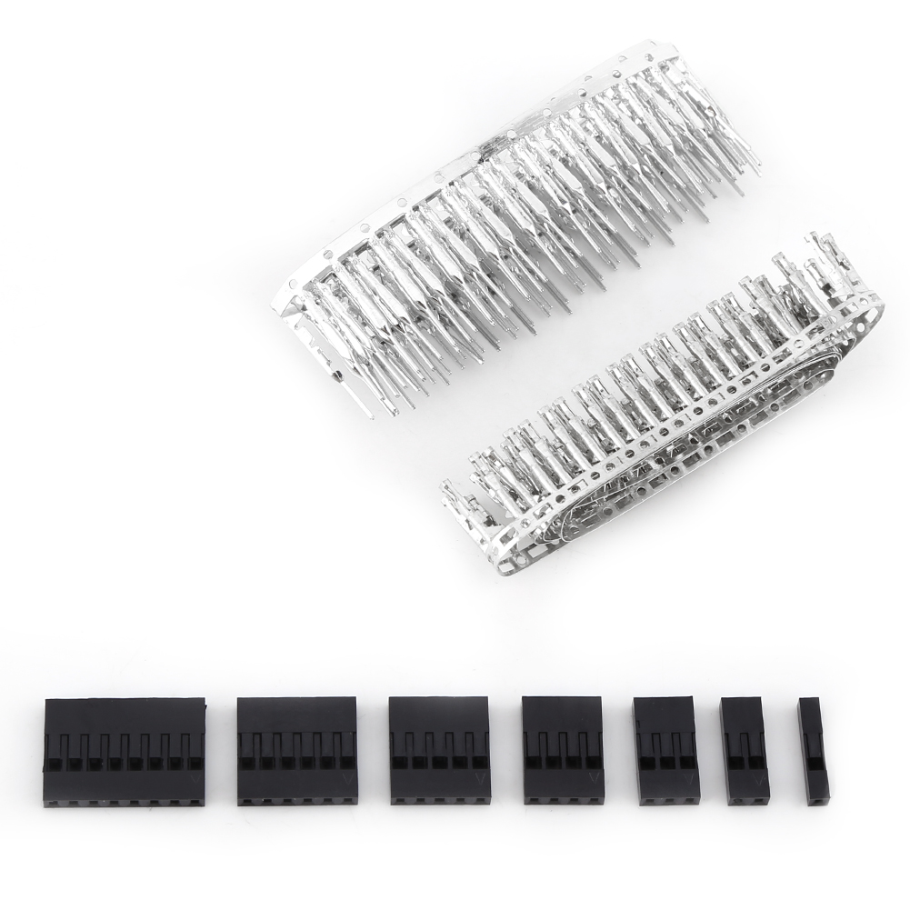 310-teiliges Set Mit 2,54 Mm Stiftleistensteckern Und Gehäusen Für Elektronikgeräte (stecker/buchse)