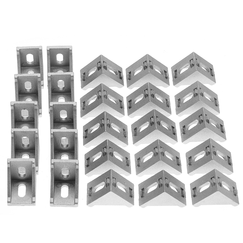 25 Stück 4040 Aluminium L-förmige Eckverbinder, Rechtwinklige Winkelverbinder