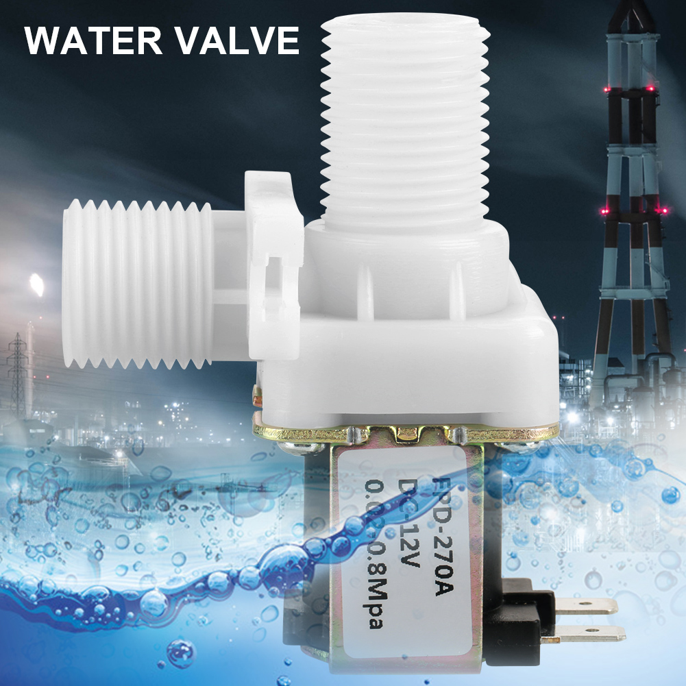 12 V Dc Dn15 G1/2 Elektromagnetisches Kunststoffventil, Normalerweise Geschlossen, Wassereinlassschalter
