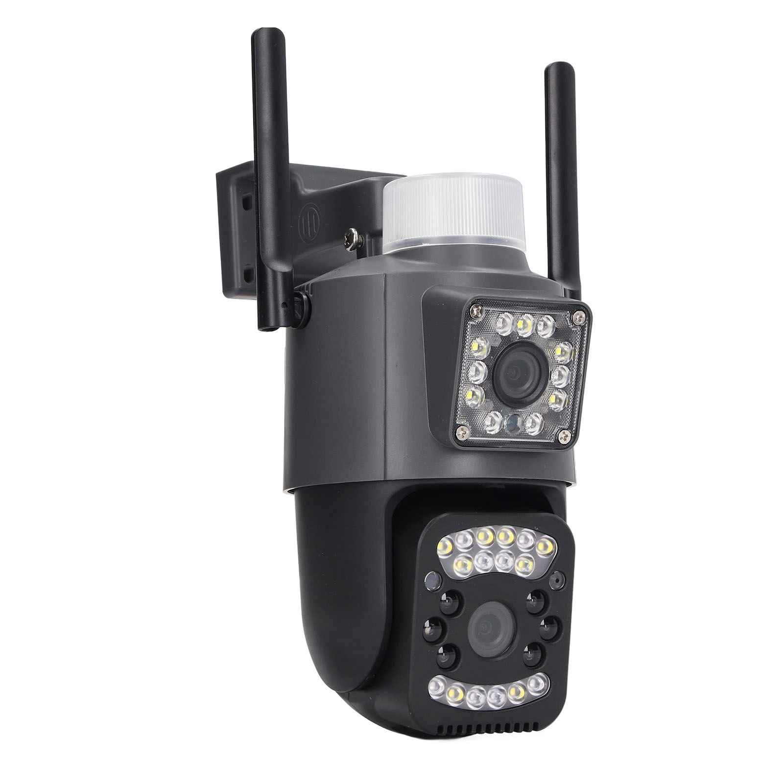 Hd Dual-objektiv-wlan-kamera (5 Mp), Ip66 Wasserdicht, Nachtsichtmonitor, 110–240 V, Eu-stecker
