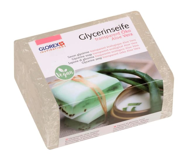 Glorex Gmbh - Glorex Glycerin-Seife Öko mit Aloe Vera transparent 500 g Hautpflege