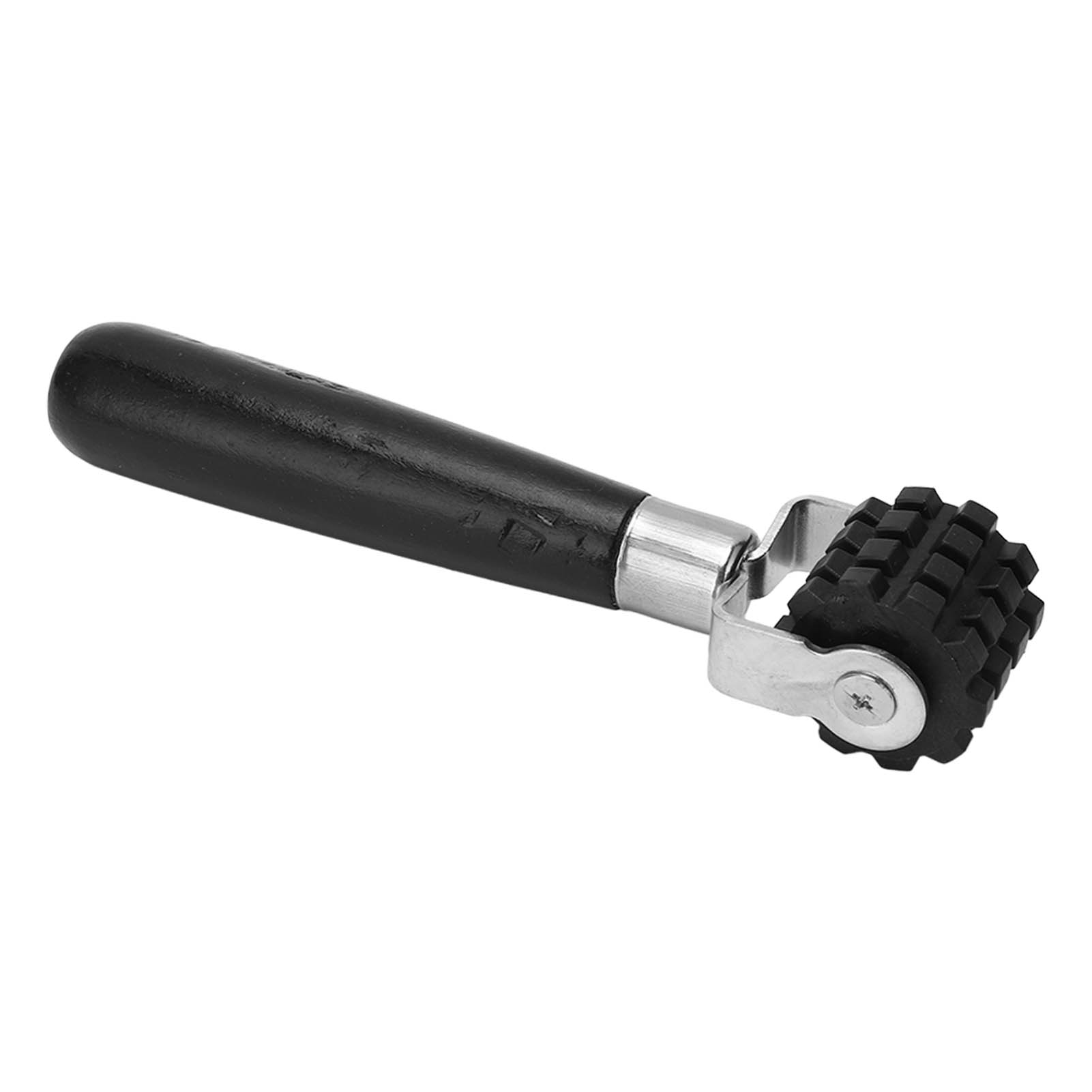 Schalldämmende Silikonrolle Mit Ergonomischem Kiefernholzgriff, 17,5 Cm (6,9 Zoll) Durchmesser, Geräuschfilter-anwendungsrolle Für Autos, 3 Cm (1,2 Zoll) Durchmesser