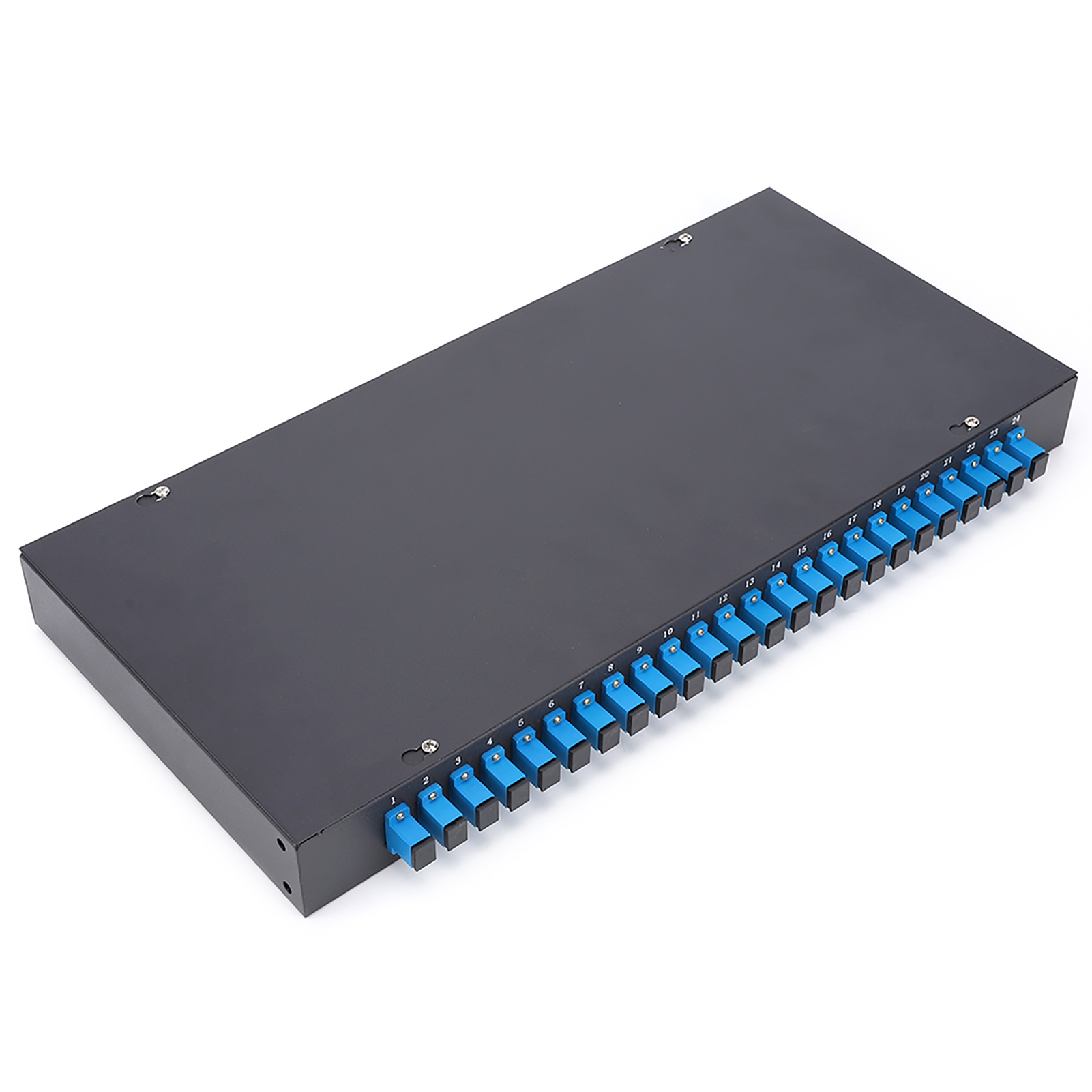 Glasfaser-anschlusskasten, 24-adriges 24-port-glasfaser-patchpanel, Sc-stecker