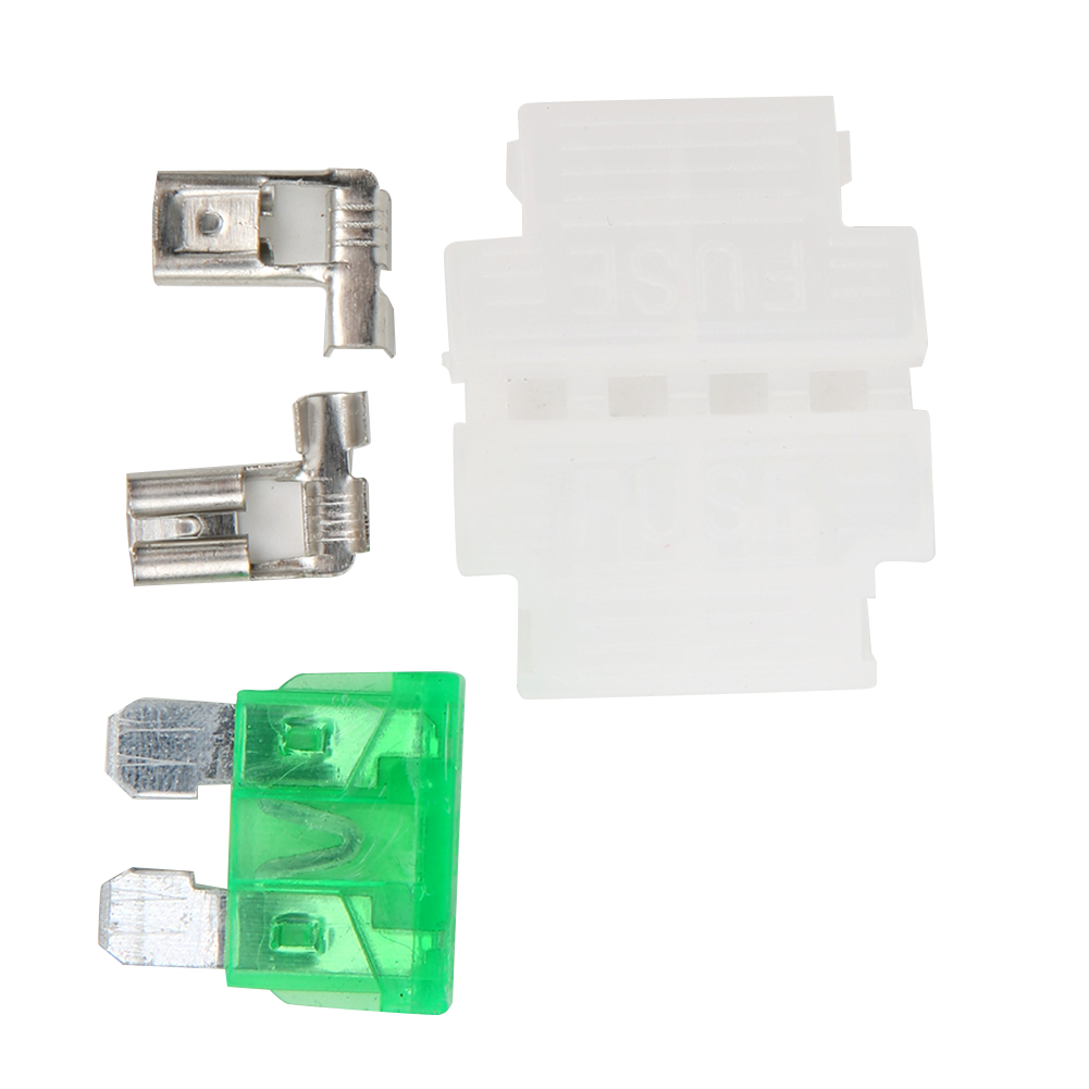 30er-set Kfz-sicherungshalter-kit 12-22awg 32v 30a Sicherung Für Auto, Boot, Atc/ato