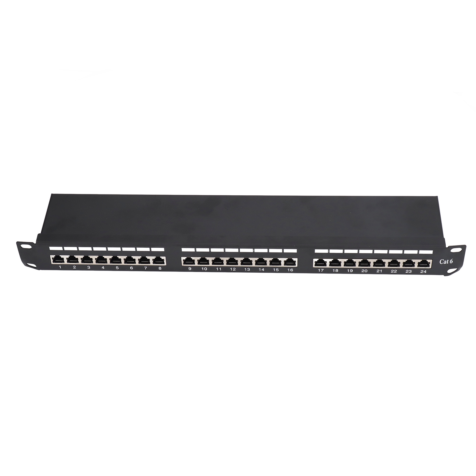 24-port-patchpanel, Geschirmtes Netzwerkkabel-patchpanel Mit Abnehmbaren, Austauschbaren Buchsen