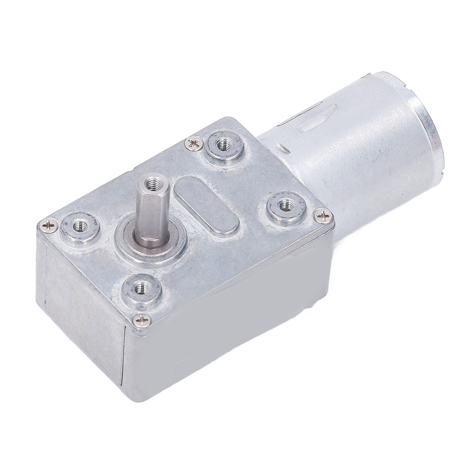 Getriebemotor Mit Schneckengetriebe, Einstellbare Drehung (im Uhrzeigersinn/gegen Den Uhrzeigersinn), Hohes Drehmoment, Selbsthemmend, 12 V Gleichstrom, 2 W, 0–10 U/min
