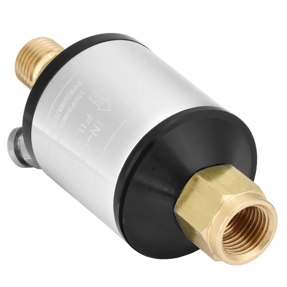 Neuer Öl-wasser-abscheider-druckluftfilter Für Spritzpistolen-druckluftwerkzeuge Mit 1/4"-npt-ein- Und -ausgang