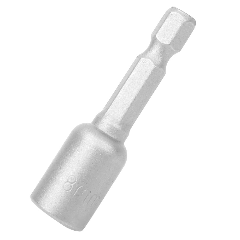 Magnetischer Sechskant-universalsteckschlüssel, Geschwärzt, Oberflächenbehandelt (5 Stück, 50 Mm Lang, 8 Mm Durchmesser)