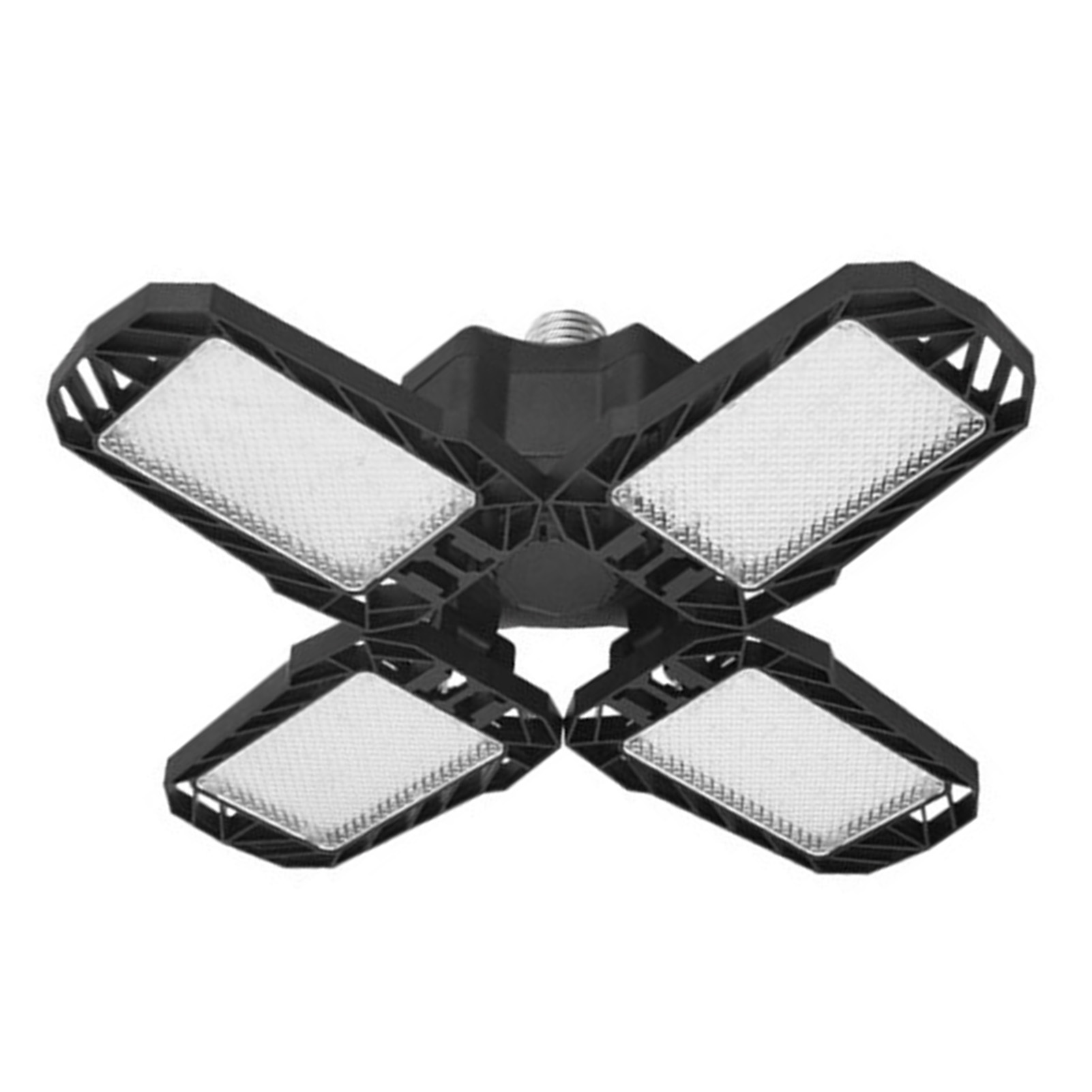 Faltbare 4-teilige Led-garagenleuchte 60w 6500k Kaltweiß, Zusammenklappbare Garagenleuchte Für Wohnzimmer