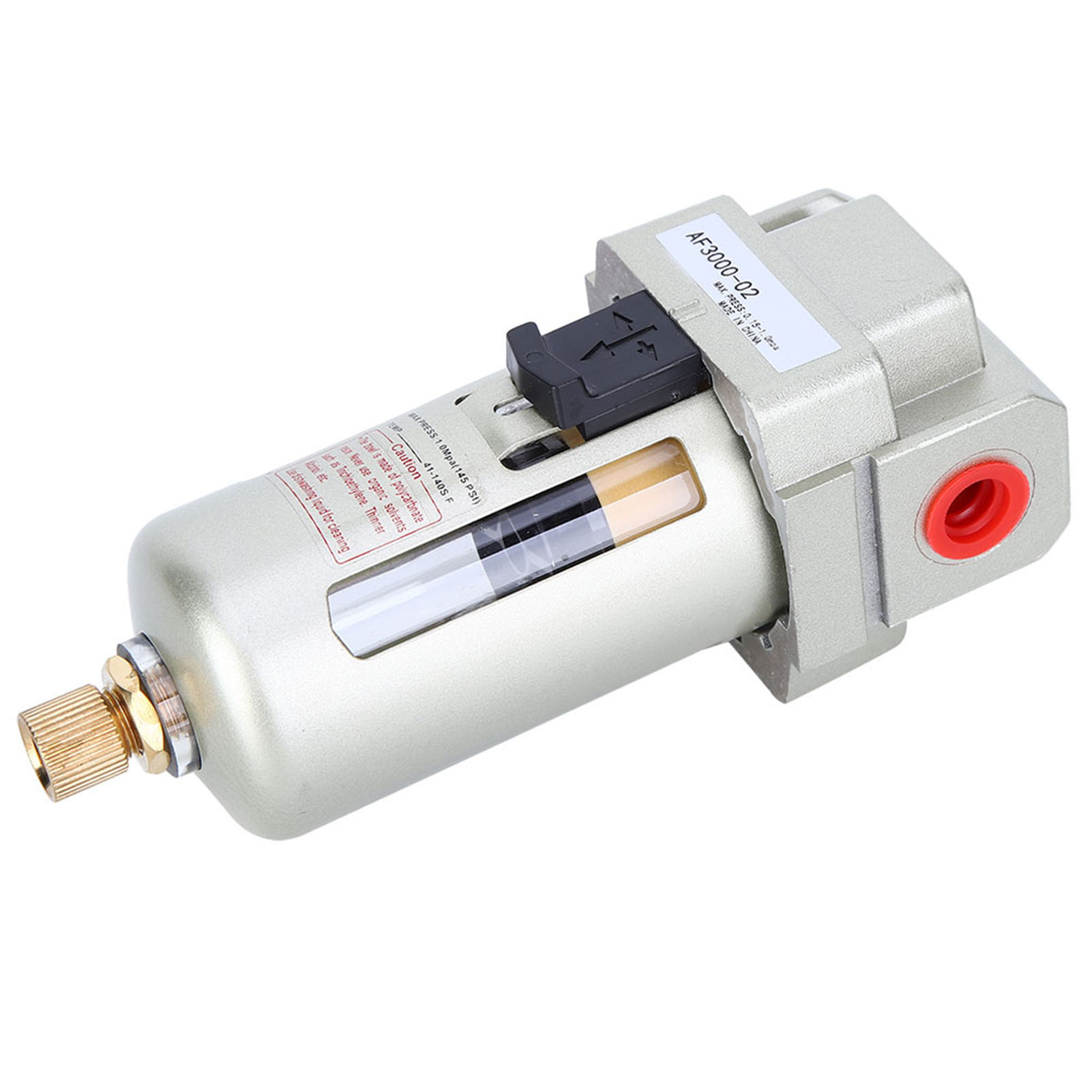Stück 1/4'' Pc Luft-öl-wasser-abscheiderfilter 1500l Min. 1,0 Mpa Ersatz 1/4"-anschluss