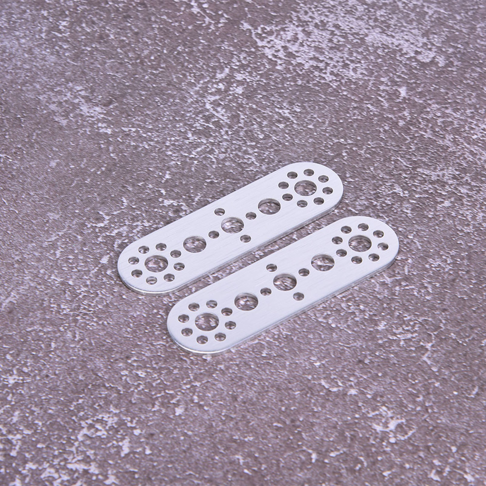 2 Stück Aluminiumplatten Mit 5 Löchern, Passend Für Tetrixrobotics Roboterzubehör