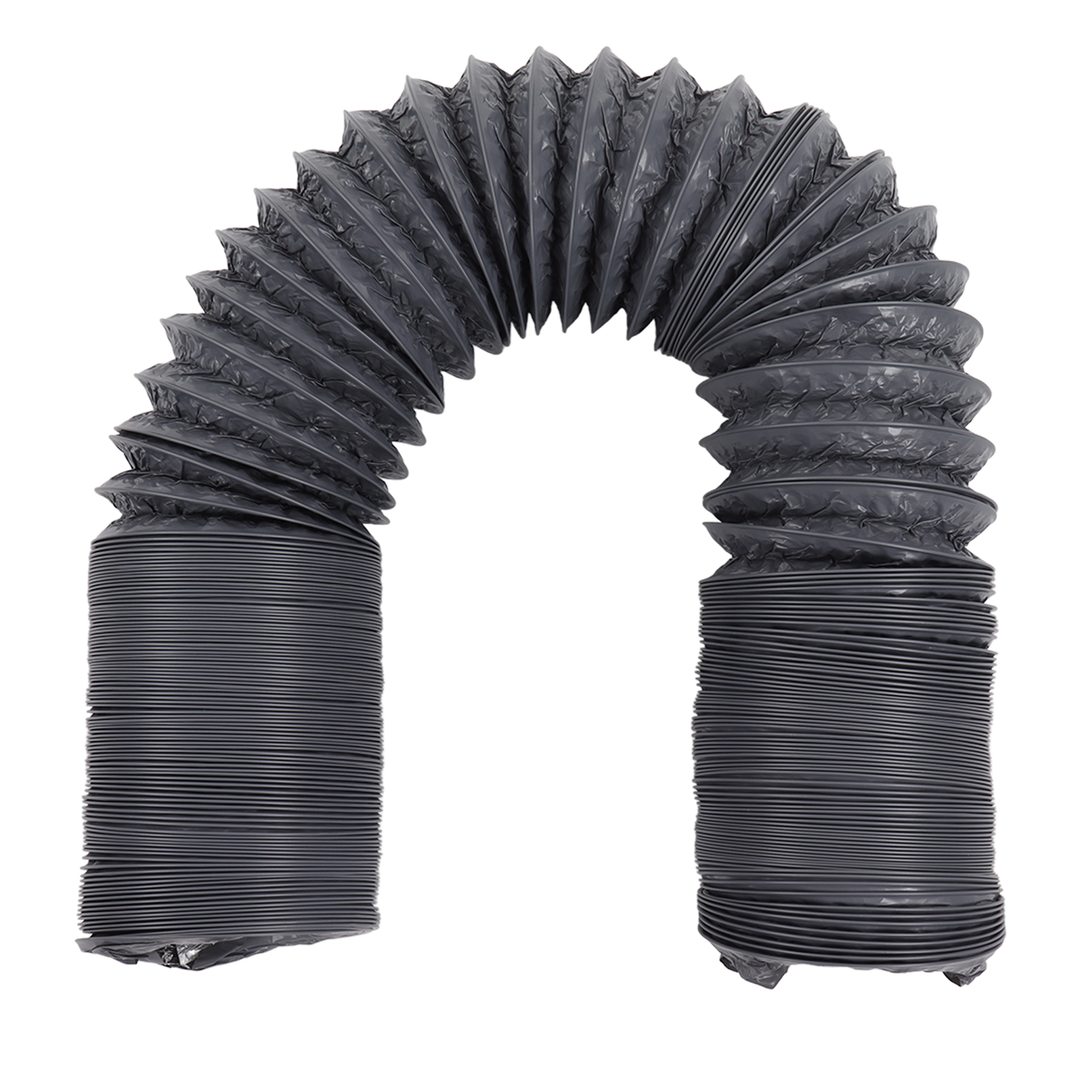 Flexibler Aluminium-lüftungsschlauch, 1 M Länge, Mit Klemme Für Abluftrohre, 6 Zoll