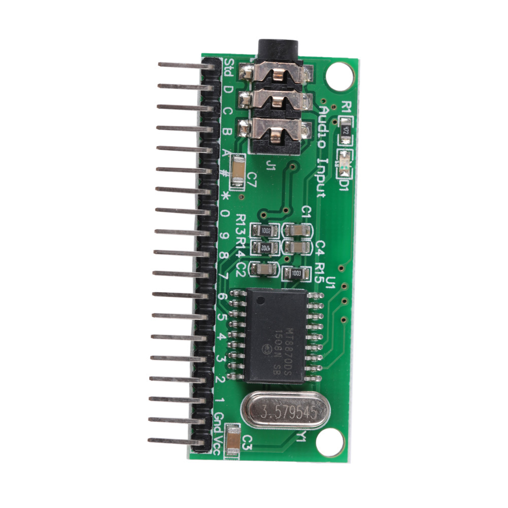 16-kanal Mt8870 Dtmf-audiodecoder Telefon-sprachdekodierungs-controller Für Smart Home