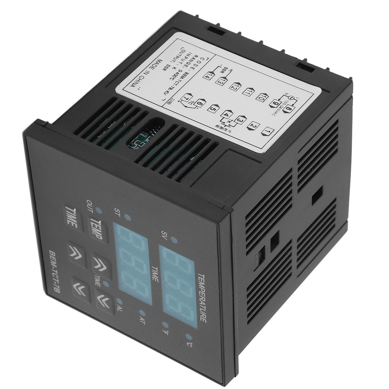 Berm Temperaturregler Für Heizpressen Mit Integriertem Digitaldisplay, 100–240 V