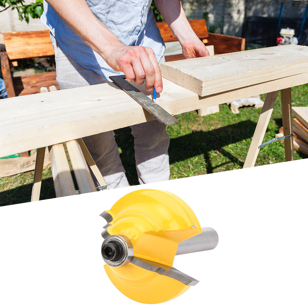 Doppelter Römischer Ogee-fräser Mit 8-mm-schaft, Holzbearbeitungsfräser 8 X 38,1 Mm