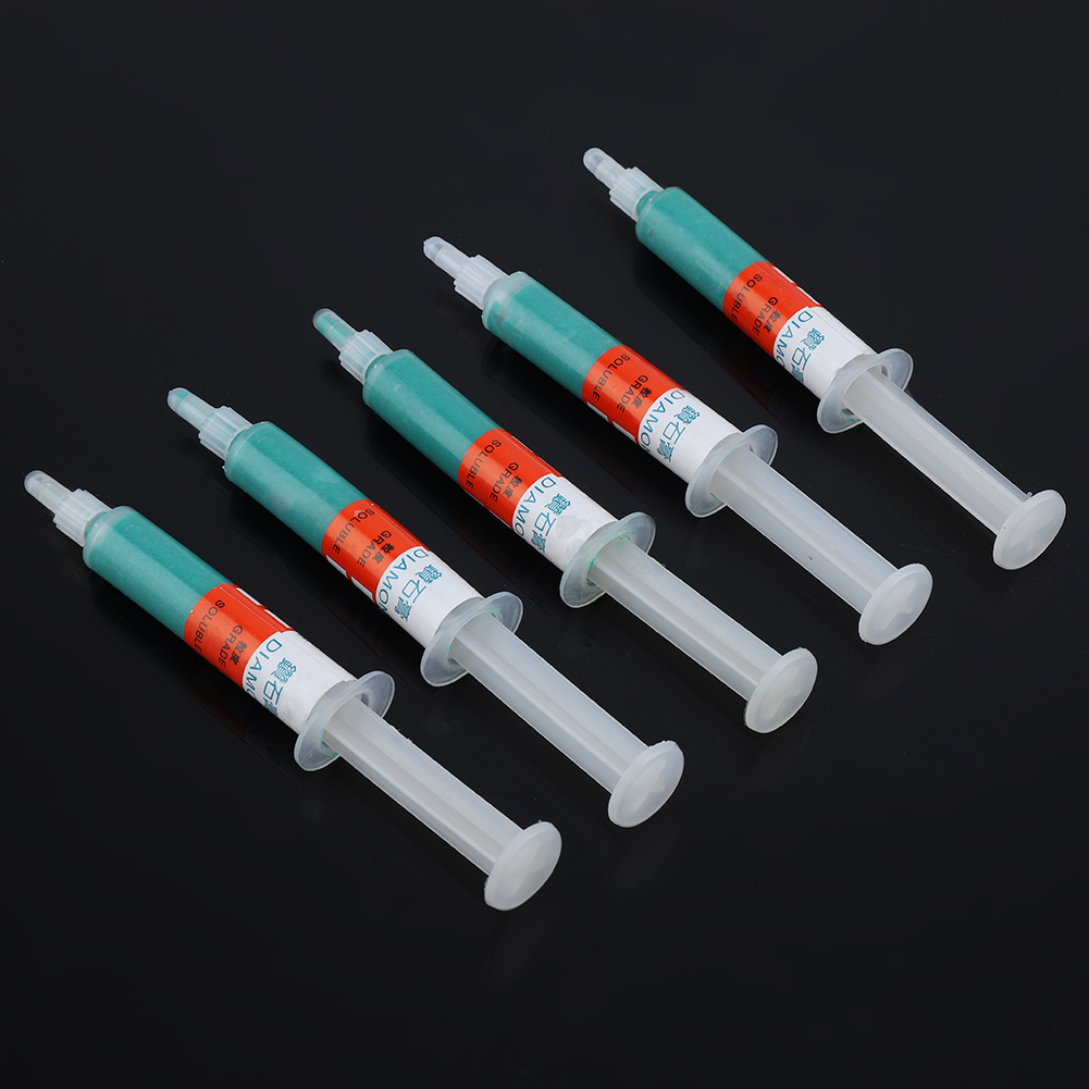 5-teiliges Set Diamant-schleif- Und Polierpaste, Läpppaste, Schleifpaste, Nadel, Tube W71500
