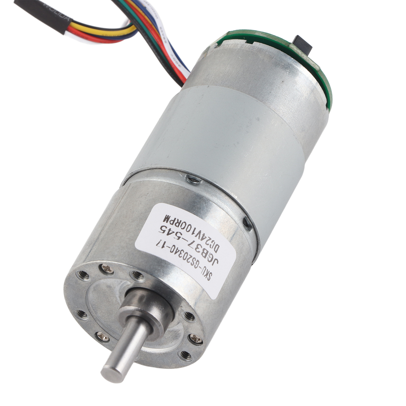 Großer Torsionsgetriebemotor Mit Encoder, 12/24 V, Drehzahlreduzierungsmotor (24 V, 100 U/min)