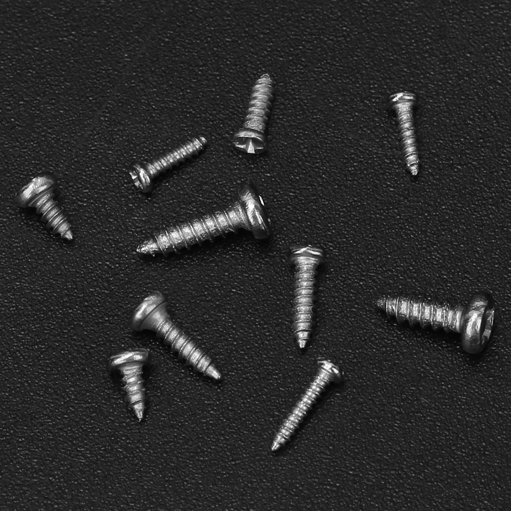 1000-teiliges Set Aus Edelstahl-mini-kreuzschlitz-linsenkopf-selbstschneidschrauben M1 M1.2 M1.4 M1.7
