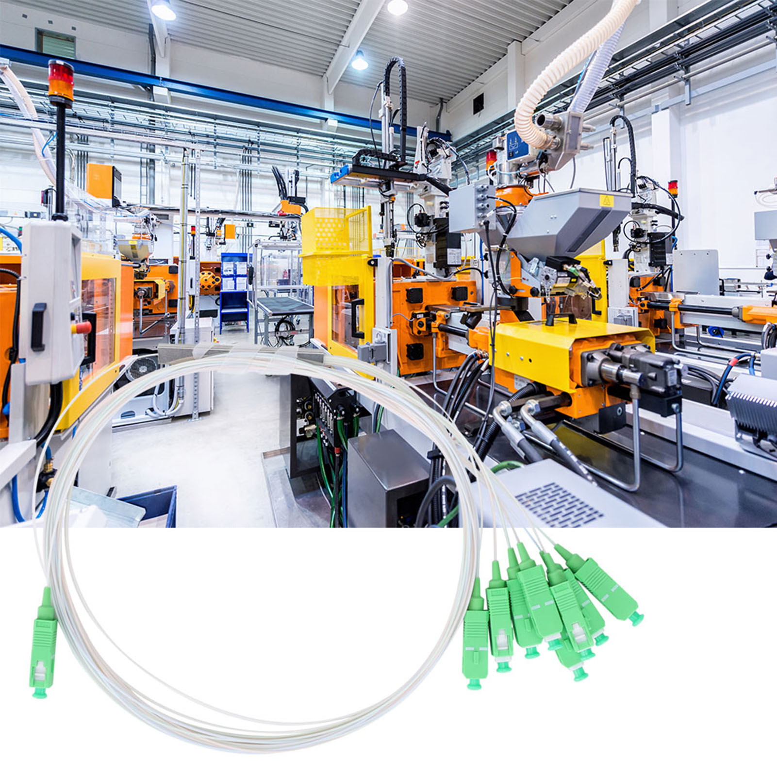 1 X 8 Optischer Splitter Plc Sm Pipee Typ Netzwerkkabel Mit Geringer Einfügedämpfung Zubehör