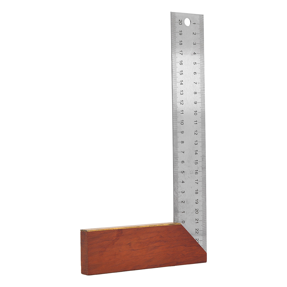 250 Mm Winkelmesser, Multifunktions-messlineal Aus Mahagoni, Verdickt