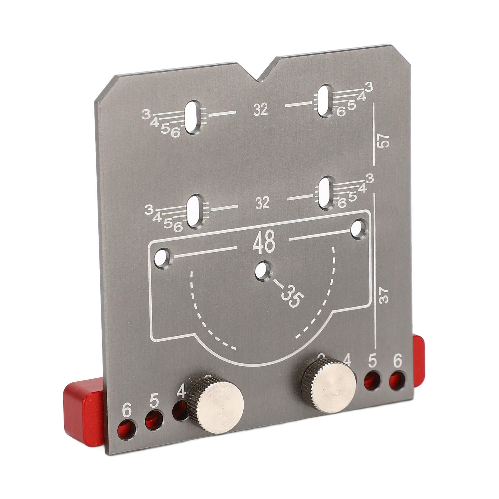 Scharnierloch-bohrschablone Aus Aluminiumlegierung, Montagehilfe Für Scharniere An Schranktüren, Bohrschablone Für Holzbearbeitung