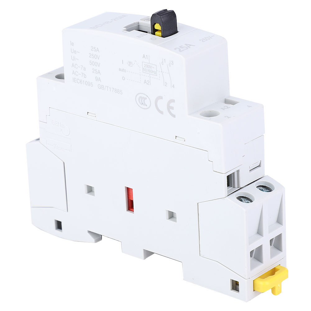 2p25a Modulares Haushalts-wechselstromschütz Mit Manueller Steuerfunktion 230v 50/60hz (1no 1nc)