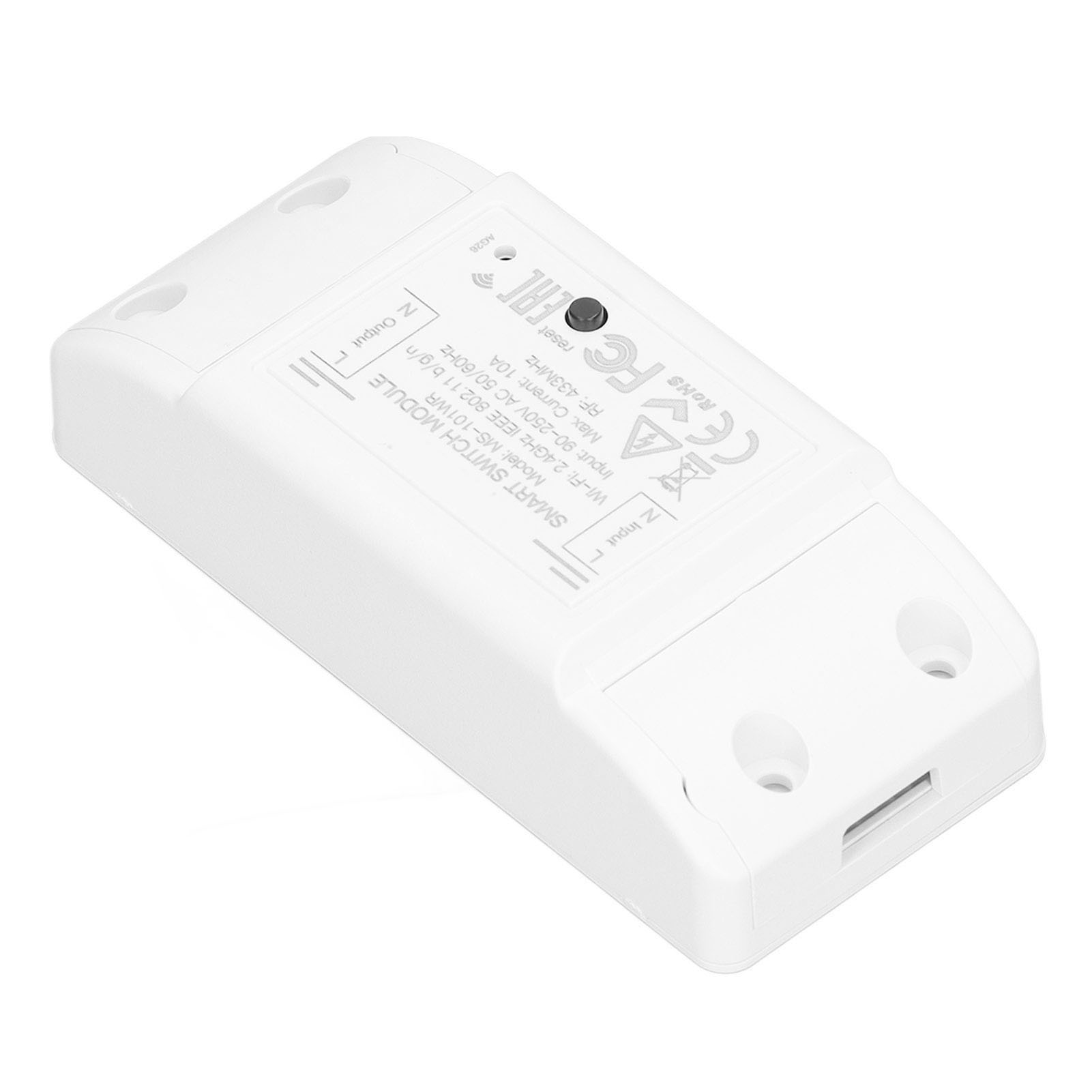 Intelligentes Wlan-schaltmodul Mit Fernsteuerung Per Smartphone-app Für Stromkreise Im Haushalt (90–250 V Wechselstrom).