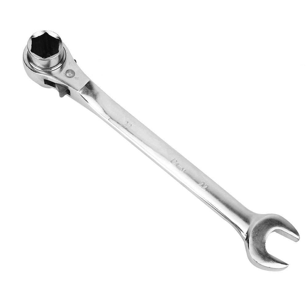 Doppel-ratschenschlüssel Aus Chrom-vanadium-stahl, 19–22 Mm, Für Heimwerkerarbeiten