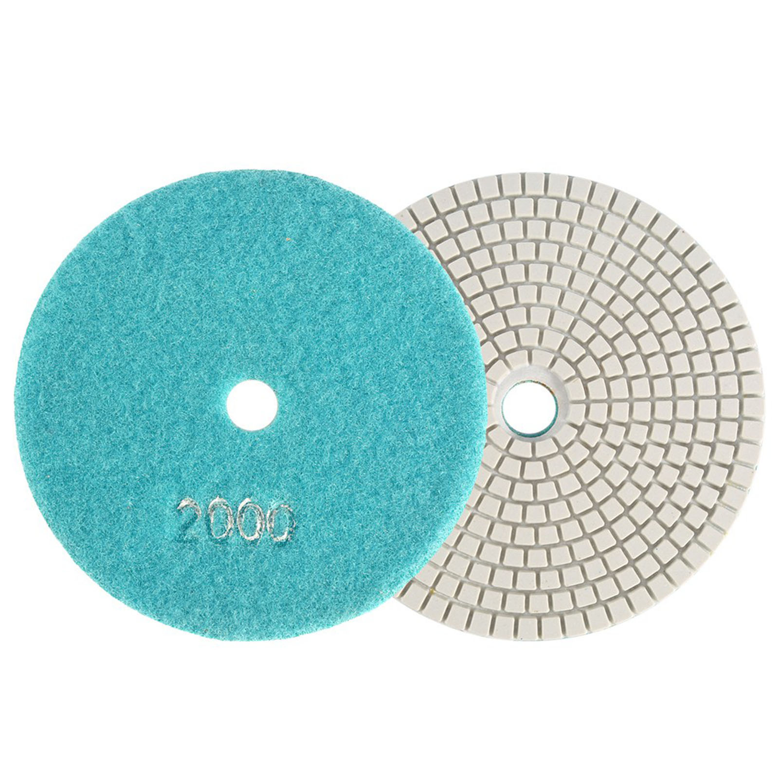 5'' Zoll 125 Mm Nass-diamantpolierscheiben Schleifscheiben Für Granit Beton Marmor (2000)