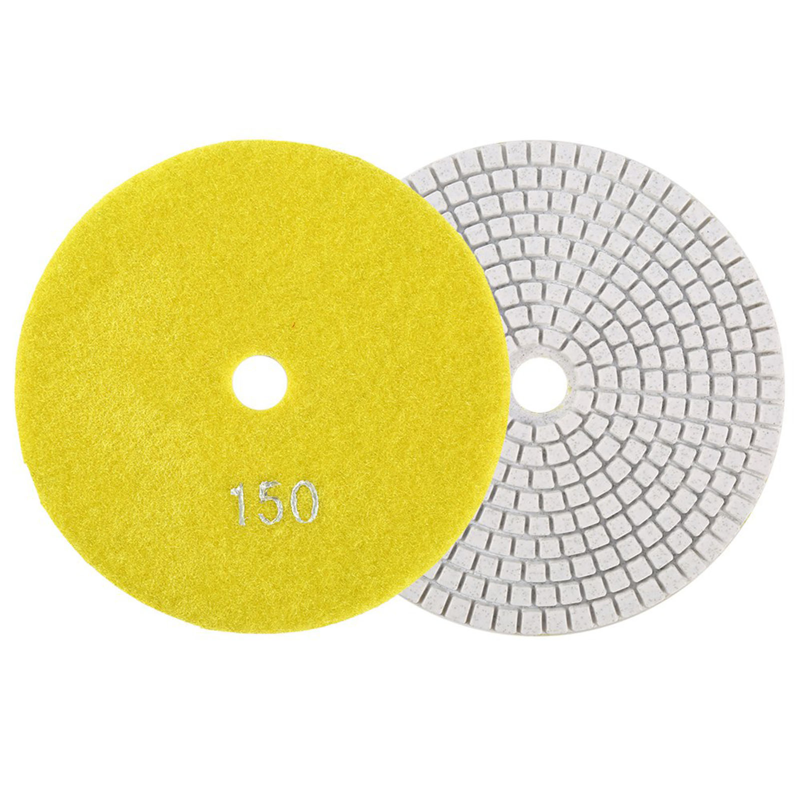 5'' Zoll 125 Mm Nass-diamantpolierscheiben Schleifscheiben Für Granit Beton Marmor (150)